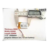 Bateria 402030 +3 7v 200mah Everest 300 - Jyzm Mp3 Mp4