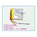 Bateria 450 Mah 3,7 Pequena Gps,baba,brinquedos,rastreador C