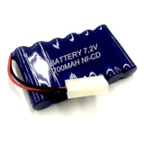 Bateria 7,2v 700mah Ni-cd Para Carrinho