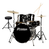 Bateria Acustica Completa Premium Dx722 C/ Prato Banco