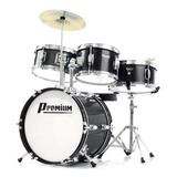 Bateria Acústica Infantil Premium Dx35j Junior- Vermelha