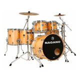 Bateria Acustica Nagano Concert Full Lacquer Gold Natural