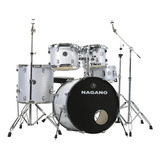Bateria Acústica Nagano Garage Fusion 20 Svs Silver Sparkle