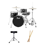 Bateria Acústica Pearl Roadshow Bumbo 18 Rs584 C31 Jet Black
