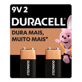 Bateria Alcalina 9v Duracell Com 2