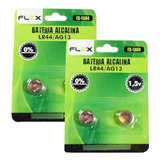 Bateria Alcalina Lr44 Ag13 1,5v Cartela