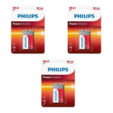 Bateria Alcalina Philips 9v 6lr61p1b/97 -