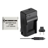 Bateria + Carregador P/ Olympus Stylus Tough 6020 9010 Sz10