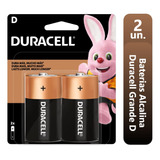 Bateria D Duracell Grande Duralock Alcalina