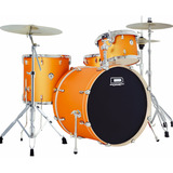 Bateria D-one Rocket Dr24 Oss Orange Satin Sparkle Cor Laranja-claro