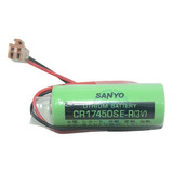 Bateria De Lithium 3v Cr17450se-r Com Fio E Cnt Sanyo