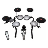 Bateria Eletrônica Nagano Tech Up Ntu-01 Com 7 Pads Tela Sen