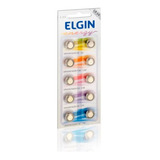 Bateria Elgin Lr54/ Ag10/lr1130 1.5v Alcalina
