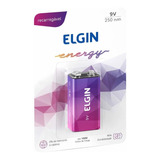 Bateria Elgin Recarregável 9v / 250mah