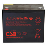 Bateria Estacionaria Agm Vrla Gel 75ah Painel Solar Offgrid