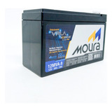 Bateria Estacionária Moura 12v 9ah Vrla Nobreak Alarme Cerca
