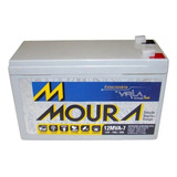 Bateria Estacionaria Vlra Moura 7ah 12v Nobreak Alarme Cftv
