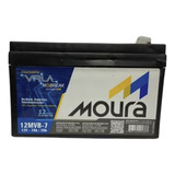 Bateria Gel Selada 12v 7ah Moura - Vrla Agm Nobreak Envio Já