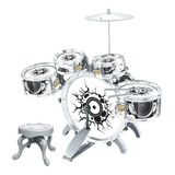 Bateria Infantil Grande Com Banco Vb410