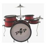 Bateria Infantil Luen Pop Kids Vermelha 44004 Vm