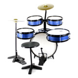 Bateria Infantil Rock Baby 2 Tons Profissional Com Chimbal