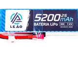 Bateria Lipo 5200mah 2s 7.4v 30/60c Dean Automodelos Etc