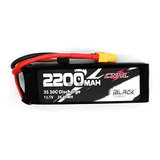 Bateria Lipo Cnhl 2200mah 30c 11.1v Série Black Xt60