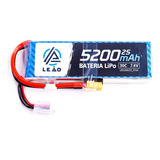 Bateria Lipo Leão Ultra 5200mah 7.4v 2s 30c Xt60 Automodelos