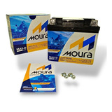 Bateria Moto Moura 5 Ah Ampéres Bros Start Fan Titan 150