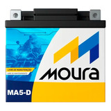 Bateria Moto Moura Gel Ma5d 5ah Original Honda Titan150 125 