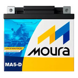 Bateria Moto Moura Gel Ma5d 5ah Original Honda Titan150 125