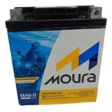Bateria Moura Para Moto 6ah 12v - Mmva6-d - Selada Agm 