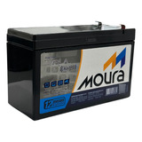 Bateria Moura Vrla Selada 12v 7ah Alarme No-brea 12mva-7