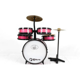 Bateria Musical Acústica Infantil Com Chimbal Rock Baby