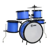 Bateria Musical Infantil Luen Pop Kids Azul - Reforçada