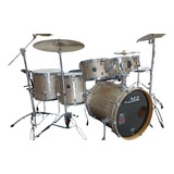 Bateria Mz Custom 8/10/12/14/16/22 6 Pçs Com Ferragens Loja