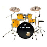 Bateria Nagano Garage Fusion Amarela Bumbo