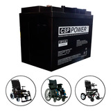 Bateria P/ Cadeira De Rodas Bateria 1 Und 45ah 12v Elétrica