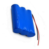 Bateria Pack 11,1 12v 3*18650 2200mah 3s Li-ion C/ Placa Pcb