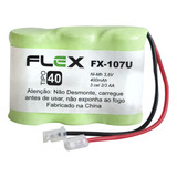 Bateria Para Telefone Sem Fio 3.6v - Flex 107u