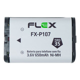 Bateria Para Telefone Sem Fio Panasonic 3.6v - Flex P107