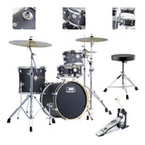 Bateria Profissional Black Satin Pele Filme