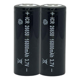 Bateria Recarregável 26650 4,2v 12000ma Li-ion Lanterna X900