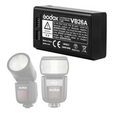 Bateria Recarregável Godox Vb26a P/ Flash