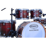 Bateria Rmv Exclusive B22,t8,10,12,s16,cx14 Shell Pack Vinho