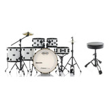 Bateria Rmv Fibertech Silky Branca Completa 20¨,10¨,12¨,14¨
