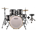 Bateria Rmv Infinity Faixa Preta 20 Banco E Pratos