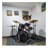 Bateria Rmv New Crossroad Completa Com Pratos E Acessórios