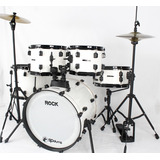 Bateria Rmv Rock Star Completa 7 Peças Iniciante + Brindes