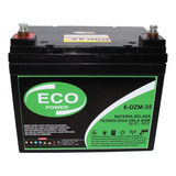 Bateria Selada Ciclo Profundo Eco 12v 35ah Cadeira Rodas